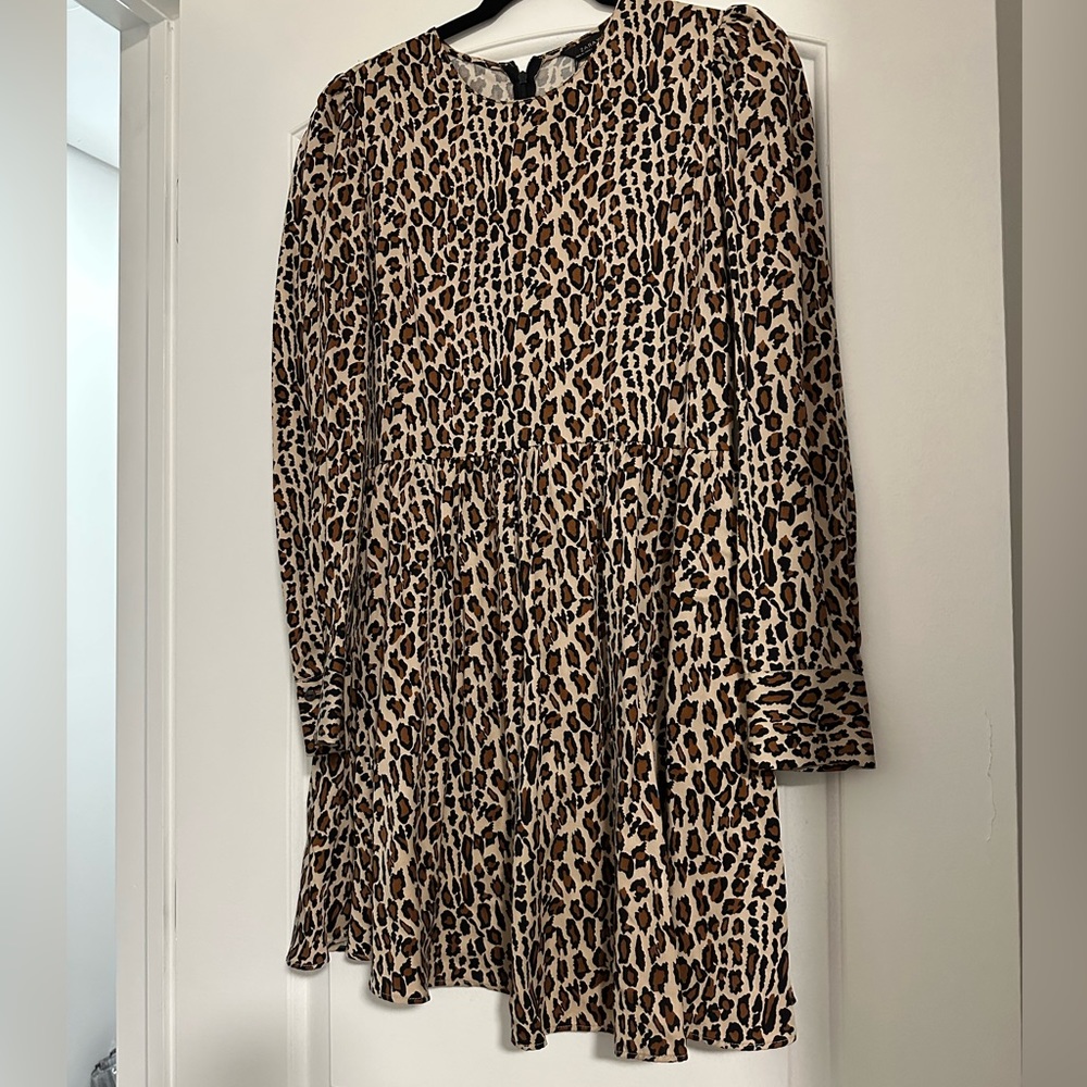 Zara leopard print dress